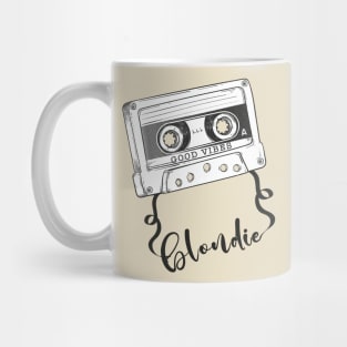 Good Vibes Blondie // Retro Ribbon Cassette Mug